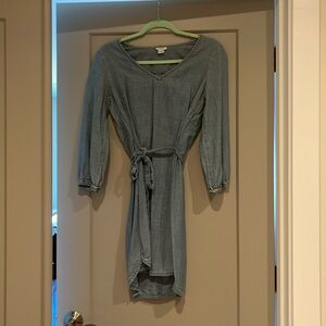J.Crew Long Sleeve Denim Dress
